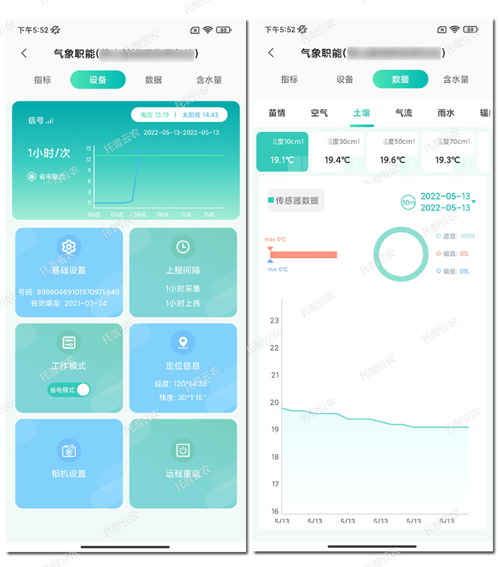 田間小型氣象站設(shè)備及數(shù)據(jù)管理 田間小型氣象站設(shè)備及數(shù)據(jù)管理
